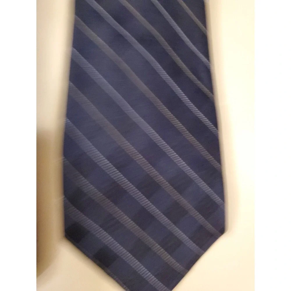Blue Striped Calvin Klen Tie‎ Bundle Of 2